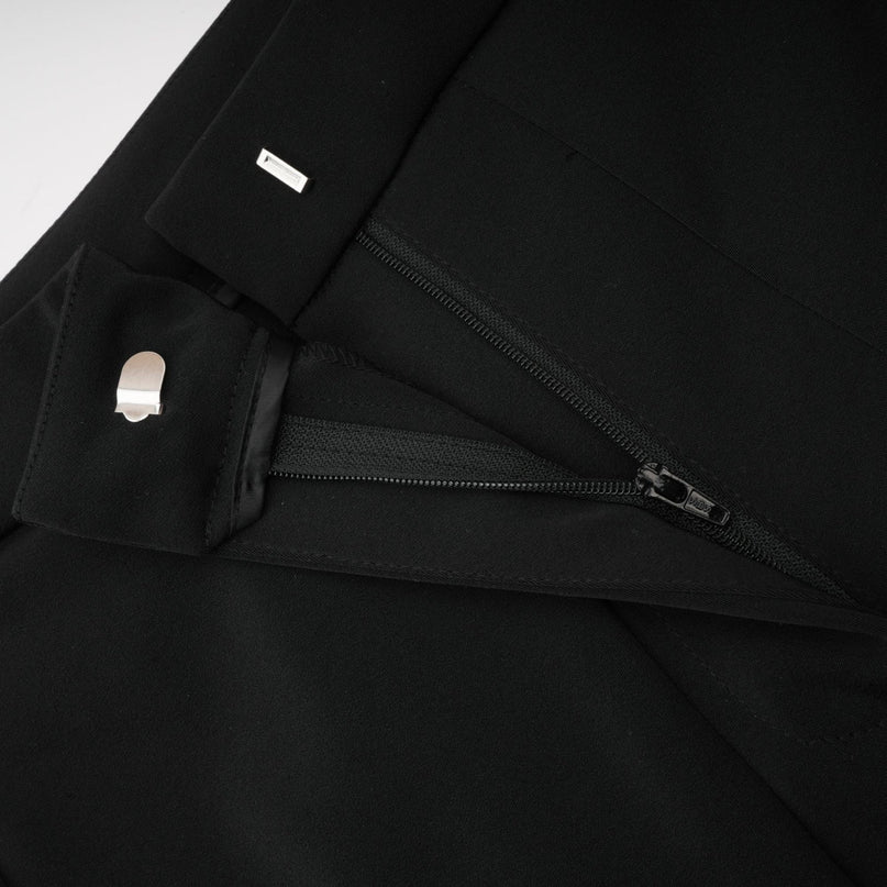 Vincenzina Black Crystal Embellished Jacket Trousers