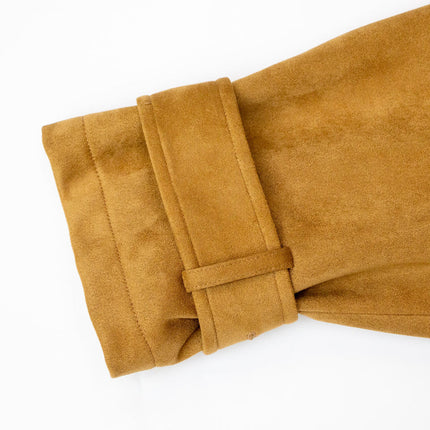 Jane wearing Vintage Brown Fringe Suede Jacket