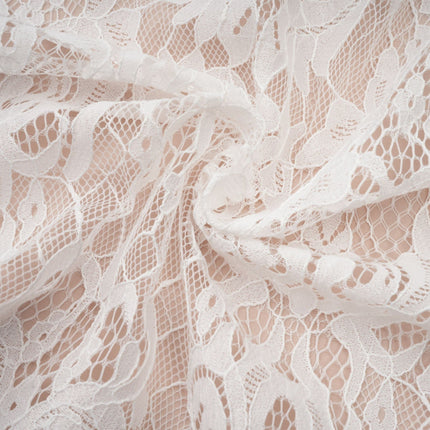 Violetta White Lace Maxi Dress V Neck Sleeveless Twist Pleat Detail Ribbon Zip Elegant Sophisticated Women's Fashion