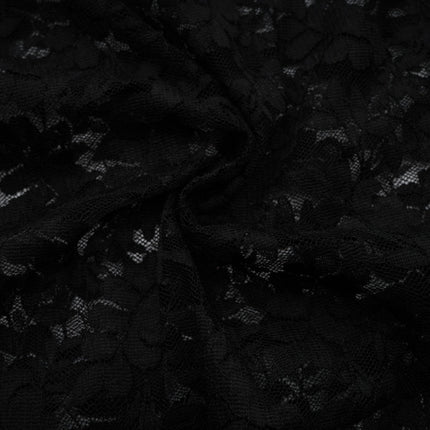 Virginia Black Chantilly Lace Gown Bow Trim Slip Dress
