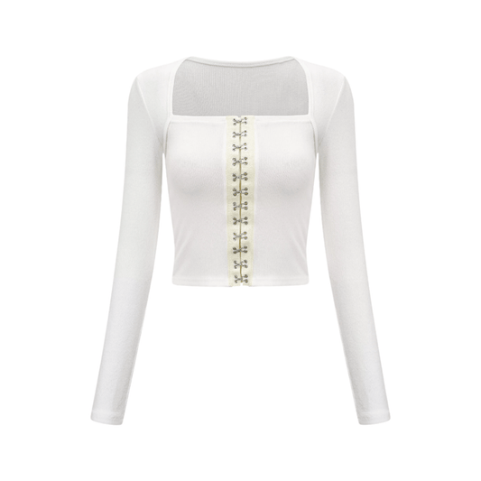 Dvora buckle-detail top - modified image