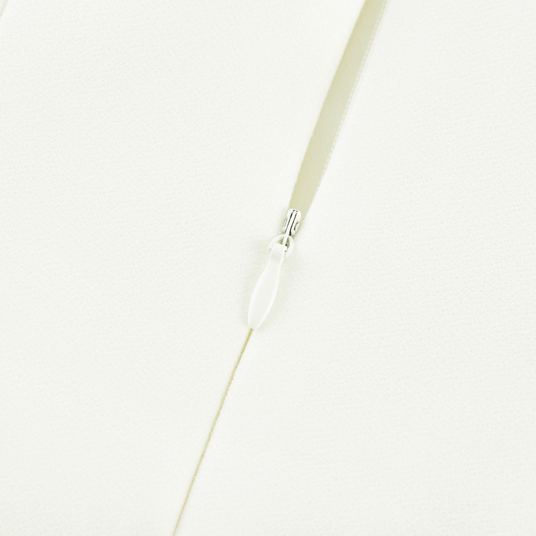White flared pleated midi dress Thala
