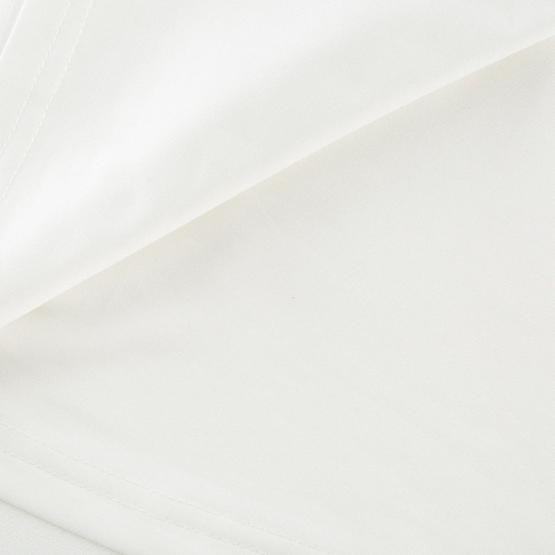 White flared pleated midi dress Thala