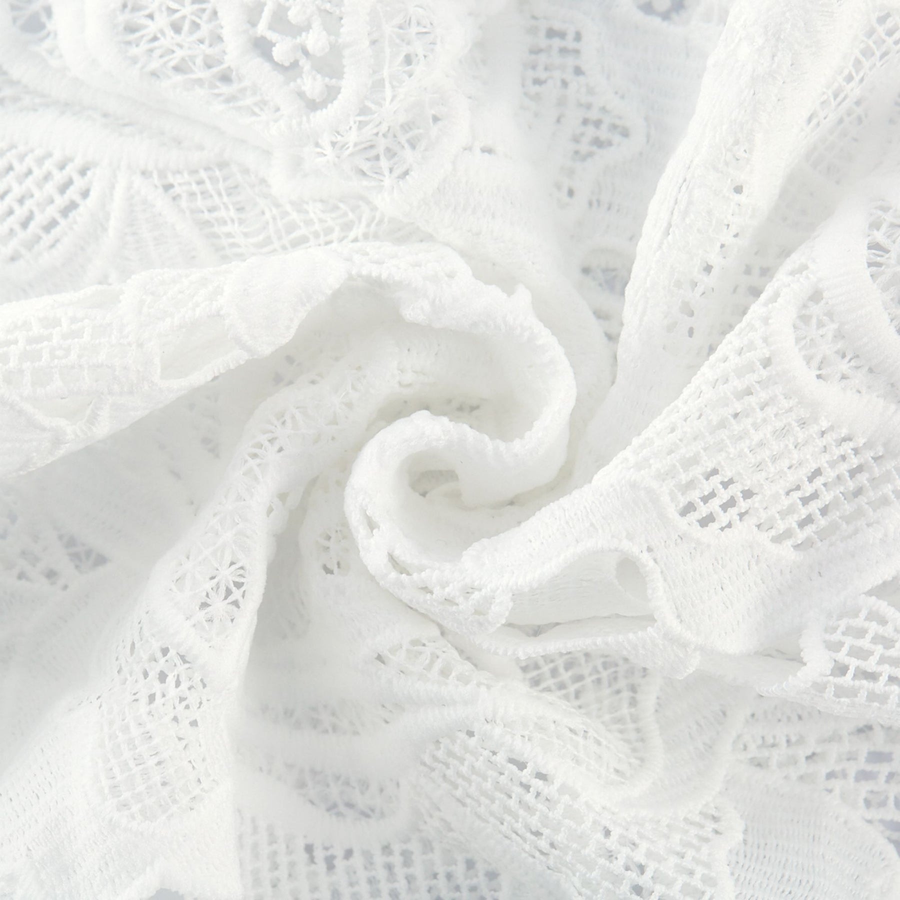 White floral embroidered midi dress by Noemie