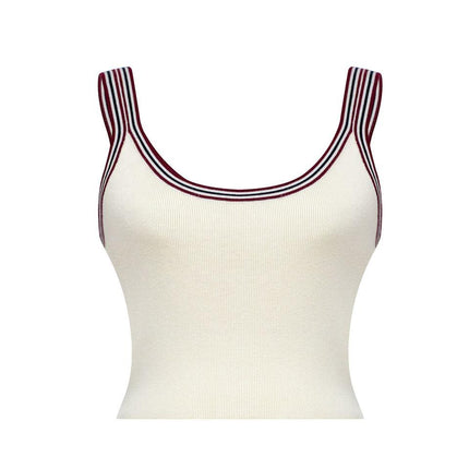 White Knit 2-Piece Lounge Set for Women