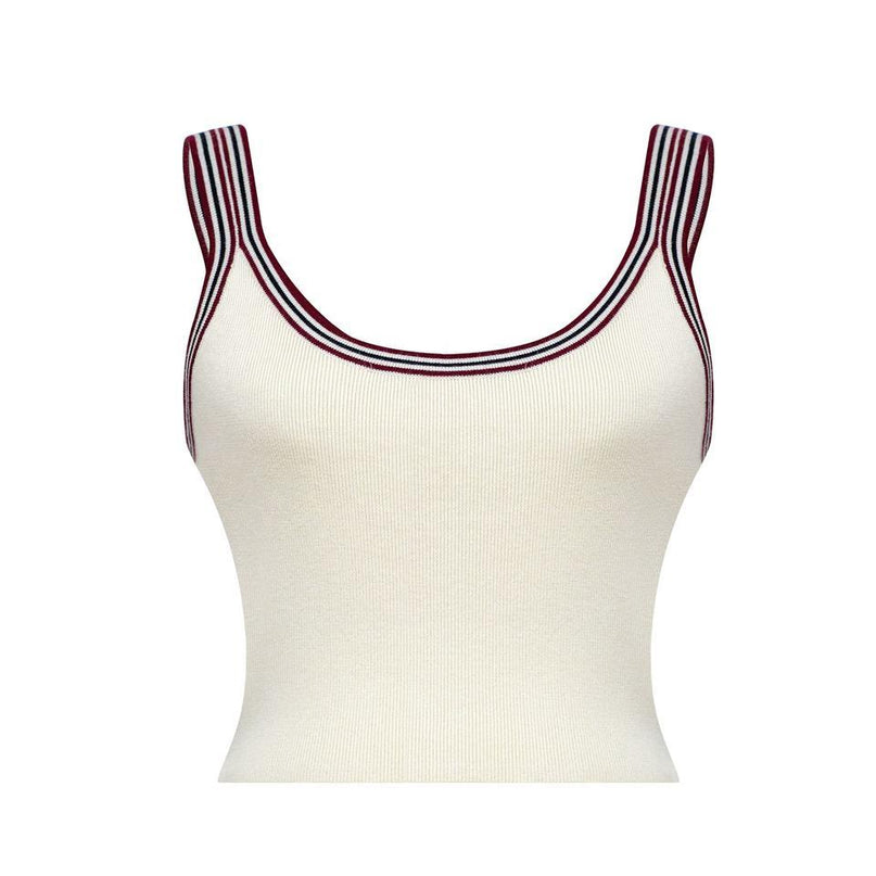 White Knit 2-Piece Lounge Set for Women