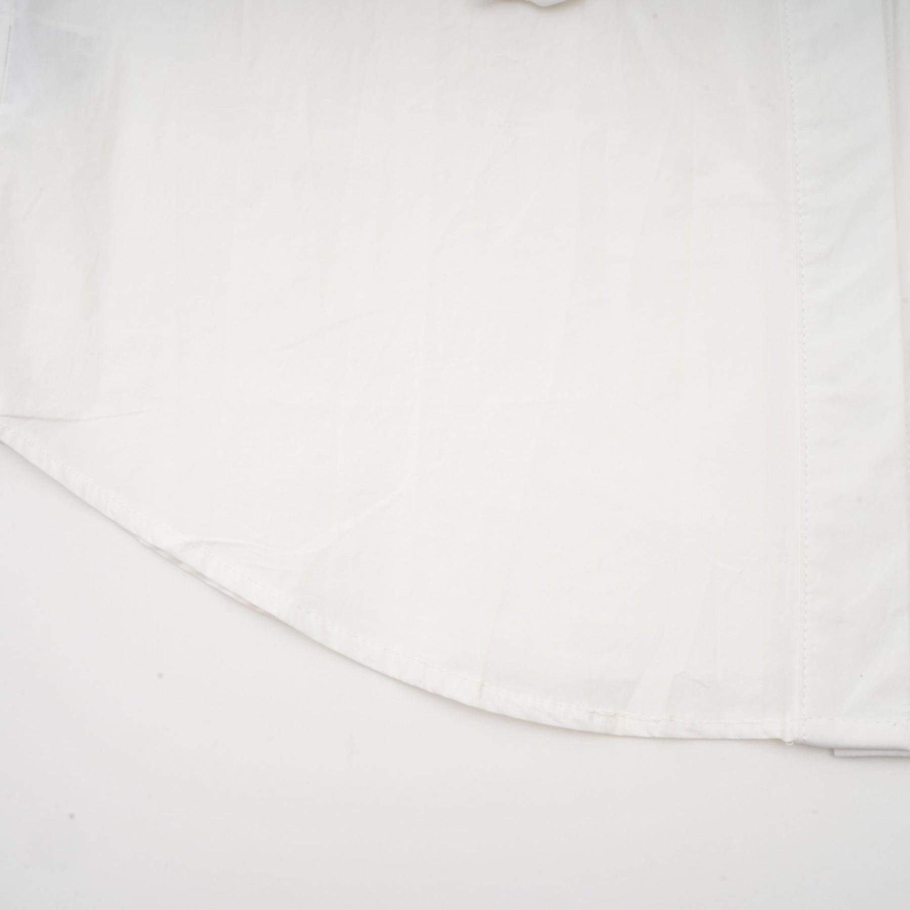 White shirt with floral pattern and cut out details named Rosalie