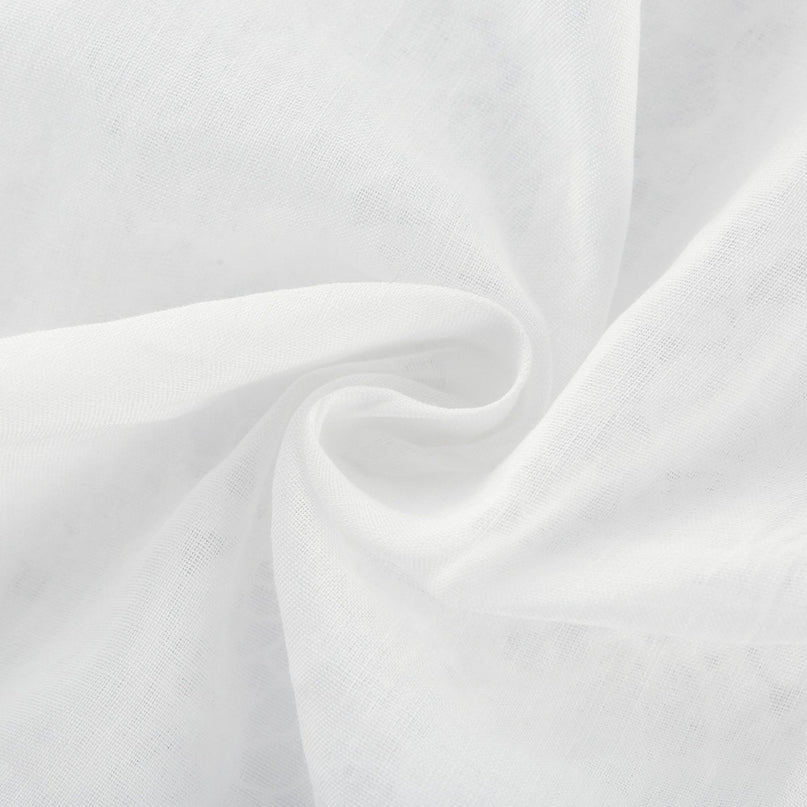 White shirt with lace embroidery details and cutout design named Axelle