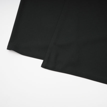 Winter Black Logo Motif Flared Midi Skirt