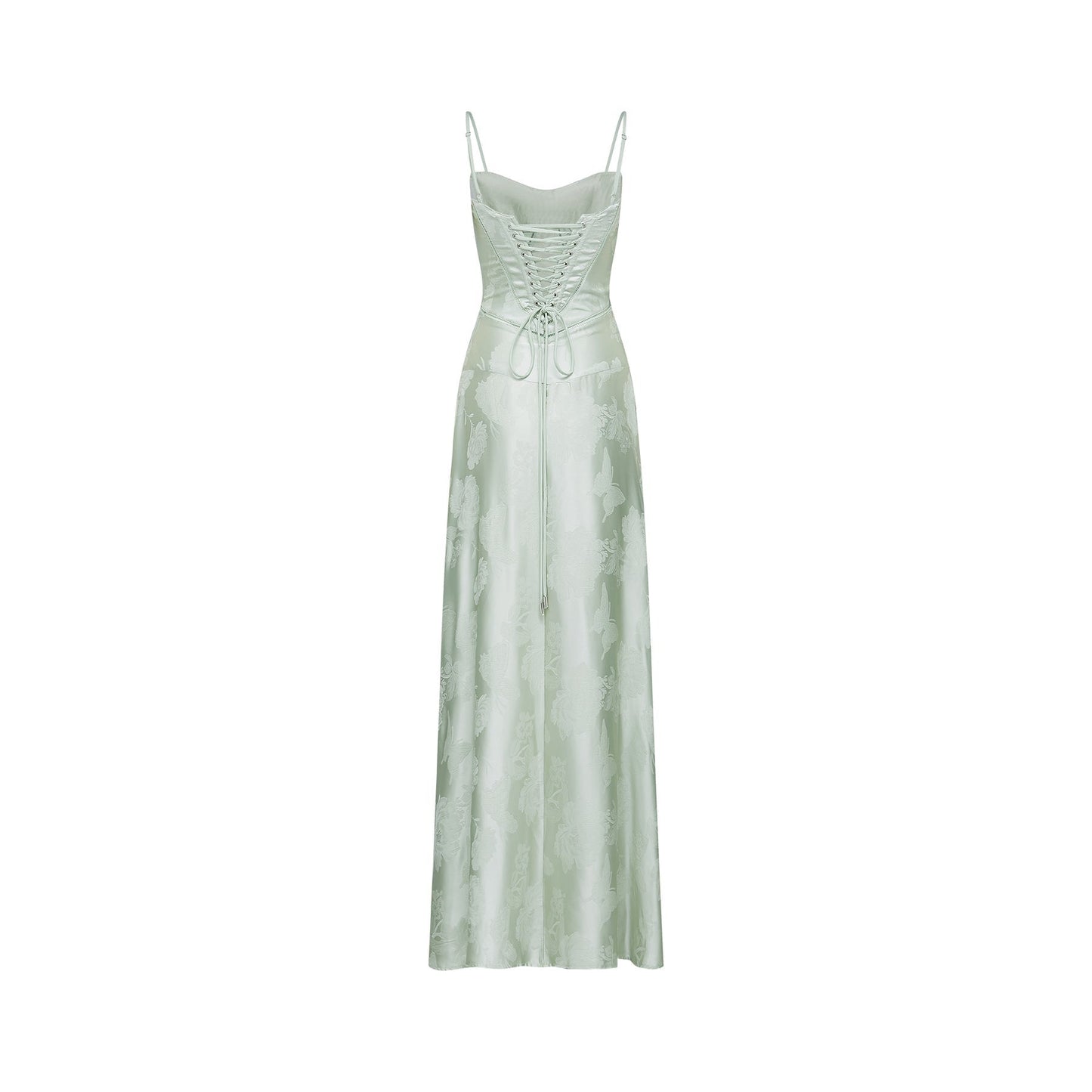 Chic spaghetti strap dress with a low-cut design