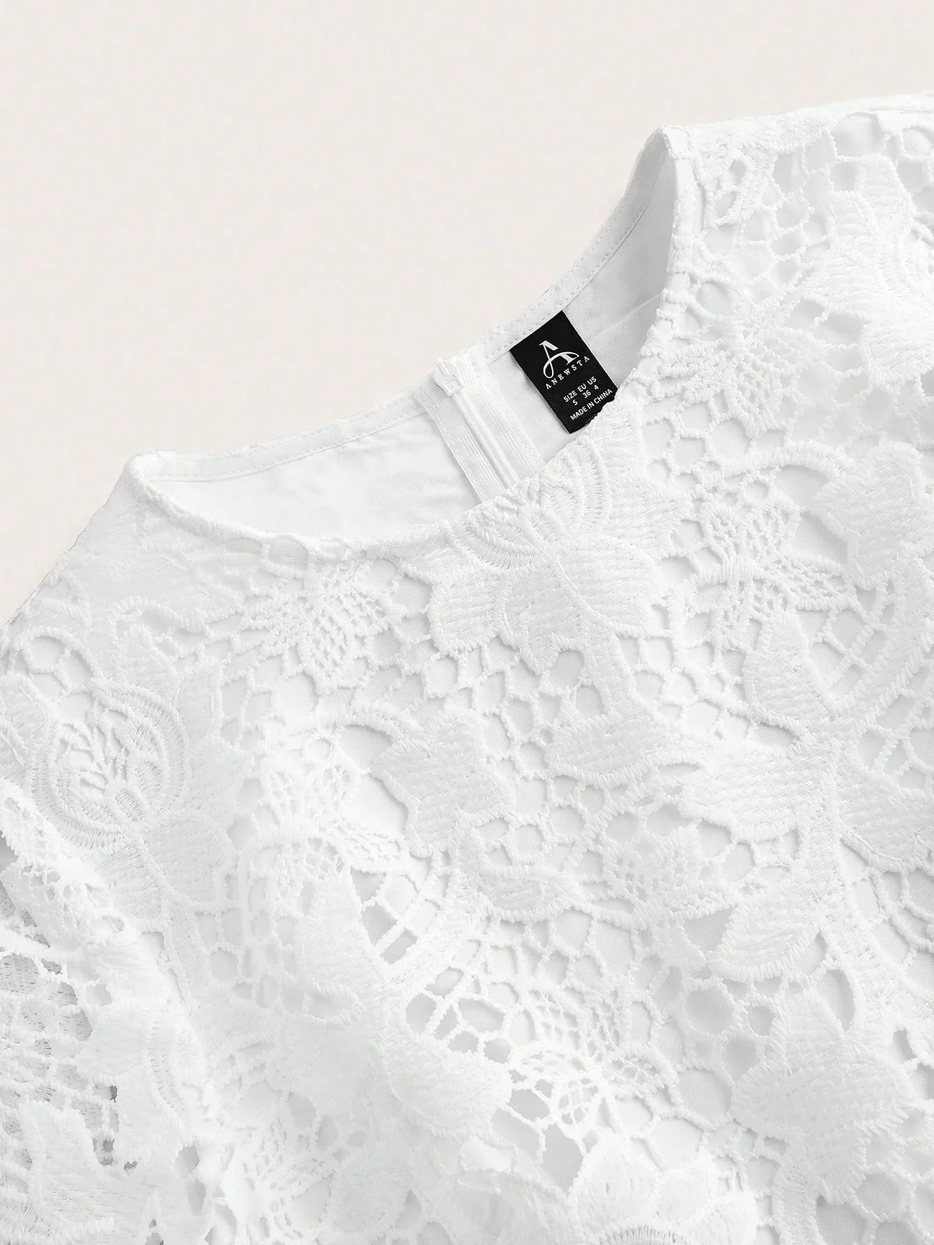 Women Gradient Lace Midi Bodycon Dress Round Neck Short Sleeve Suitable For SpringSummer Beach