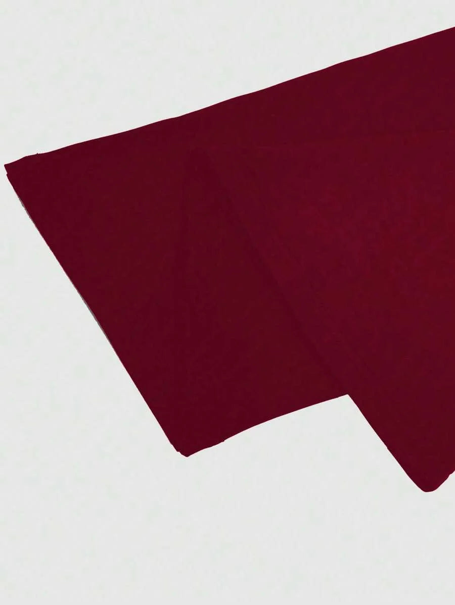 Women Solid Color Minimalist Halter Tie Neck Velvet Long Black Homecoming Dress Burgundy Maxi Women