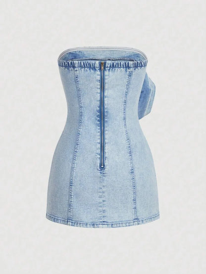 Womens Casual Denim Dress Minimalist amp Fashion For Everyday Wear
