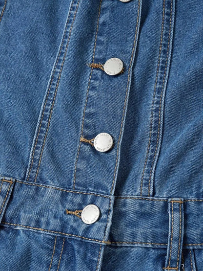 Womens Denim Bib Overalls amp Jumpsuit Casual Off Shoulder Shorts Blue