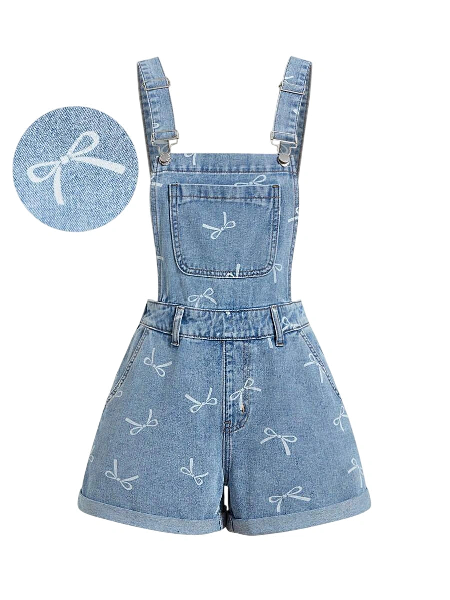 Womens Denim Overalls Casual Fitted Bib Shorts Ibiza Fits Saint Patrick Outfits Rave Outfits Spring