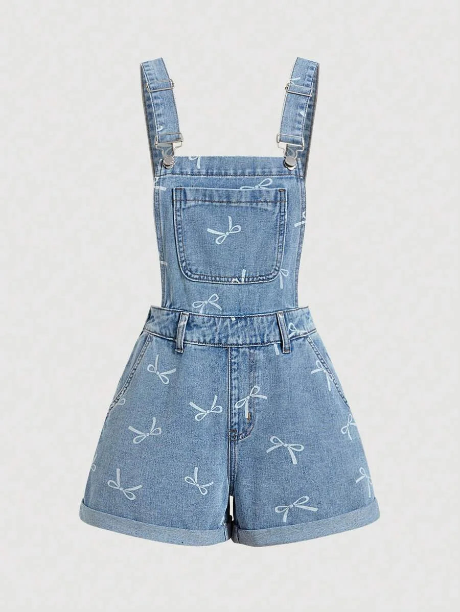 Womens Denim Overalls Casual Fitted Bib Shorts Ibiza Fits Saint Patrick Outfits Rave Outfits Spring