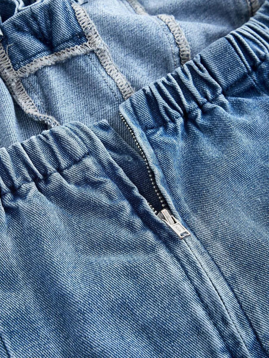 Womens Denim Suspender Pants amp Jumpsuit Minimalist Casual Everyday Wear