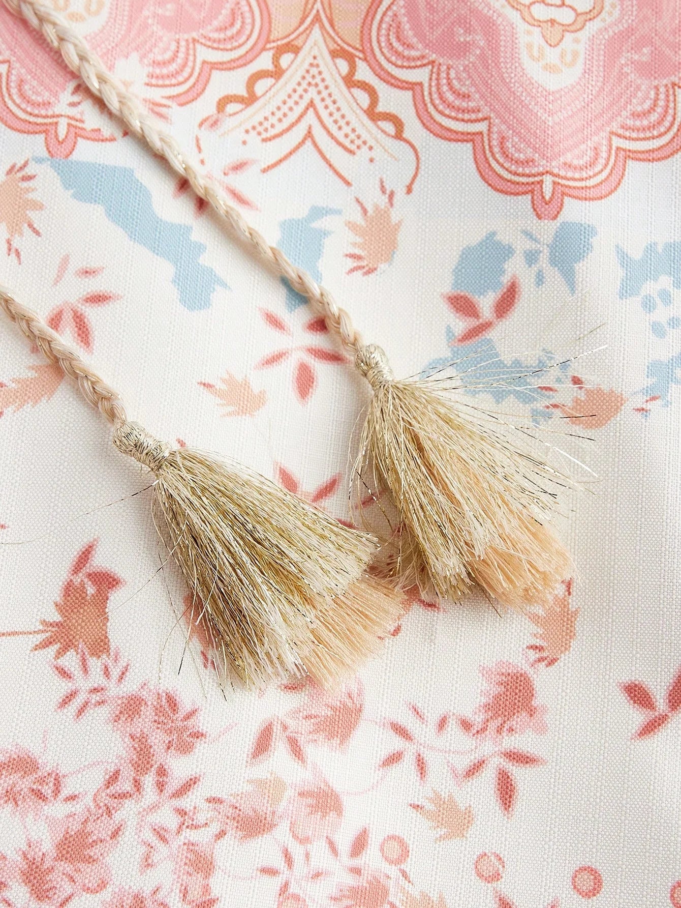 Womens Elegant Floral Print MidLength Dress Suitable For SpringAutumn