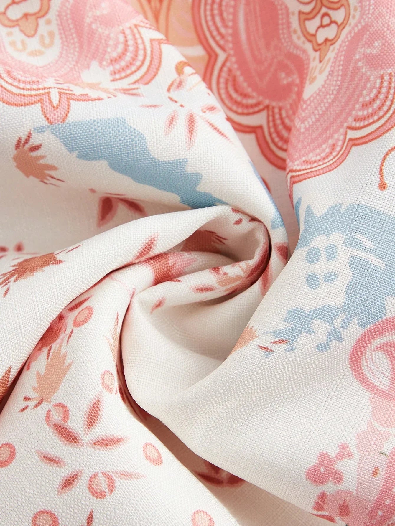 Womens Elegant Floral Print MidLength Dress Suitable For SpringAutumn