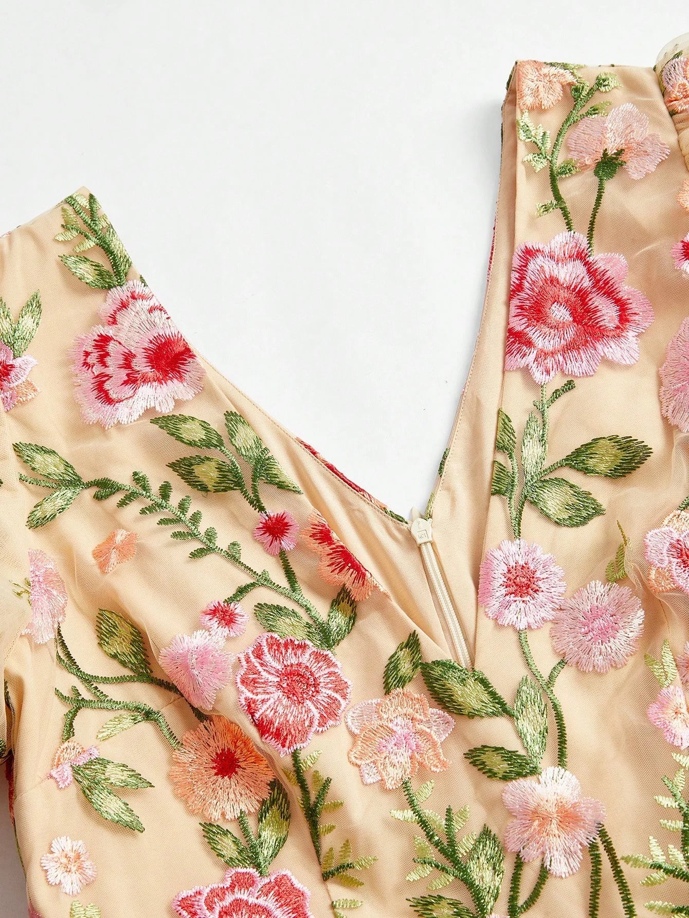 Womens Elegant Vacation Ant Lantern Sleeve Maxi Dress