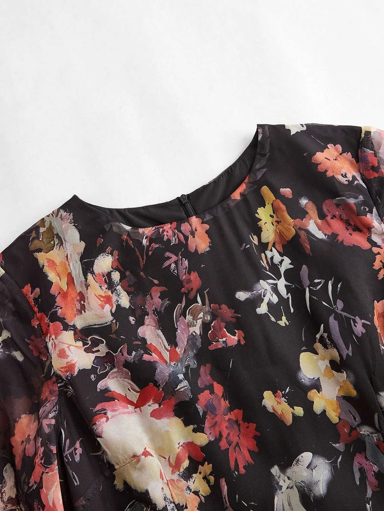 Womens Floral Print Long Sleeve Dress Elegant amp Fashionable Country Style Resort Dress