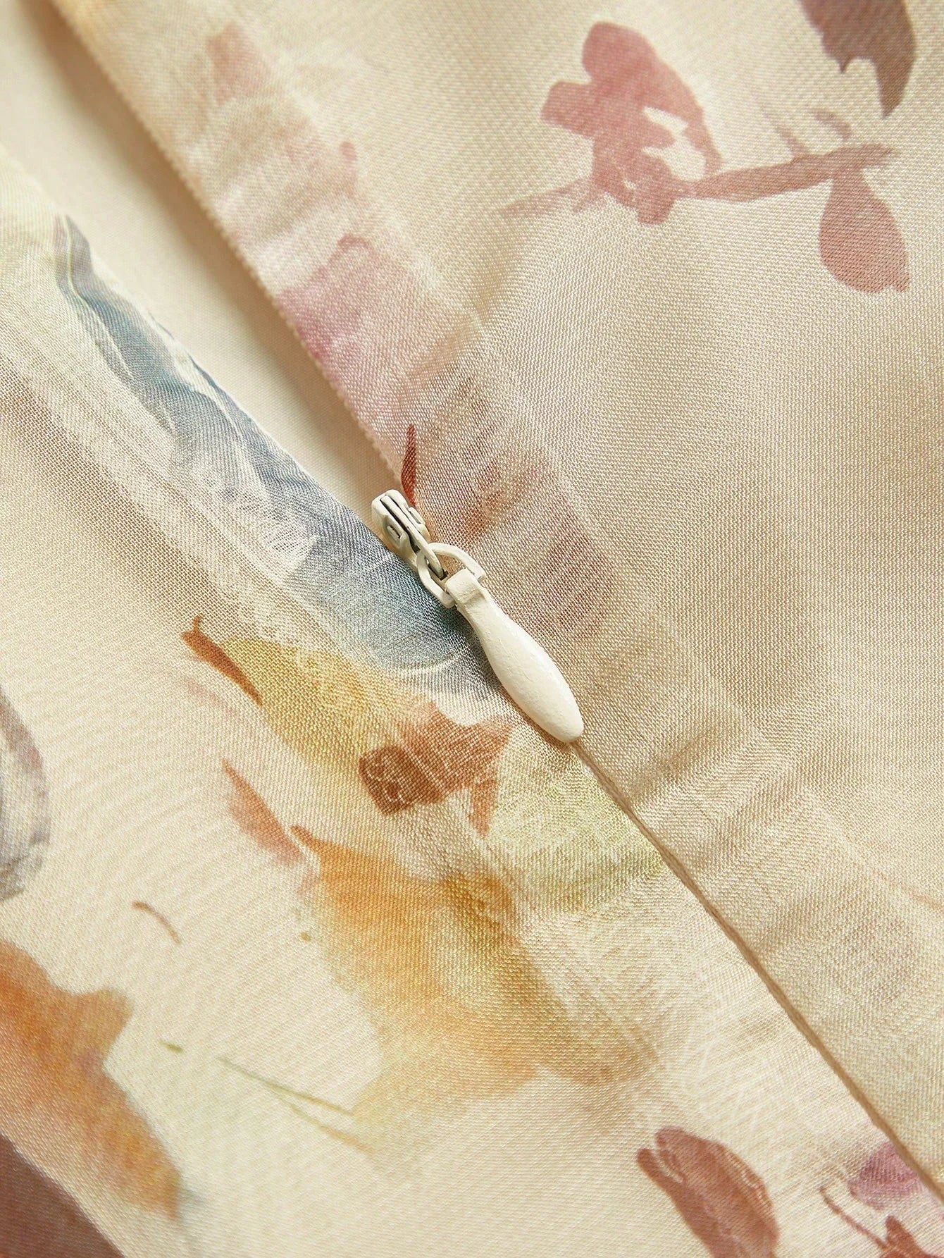 Womens Floral Print Long Sleeve Vacation Style Elegant Fashion Dress