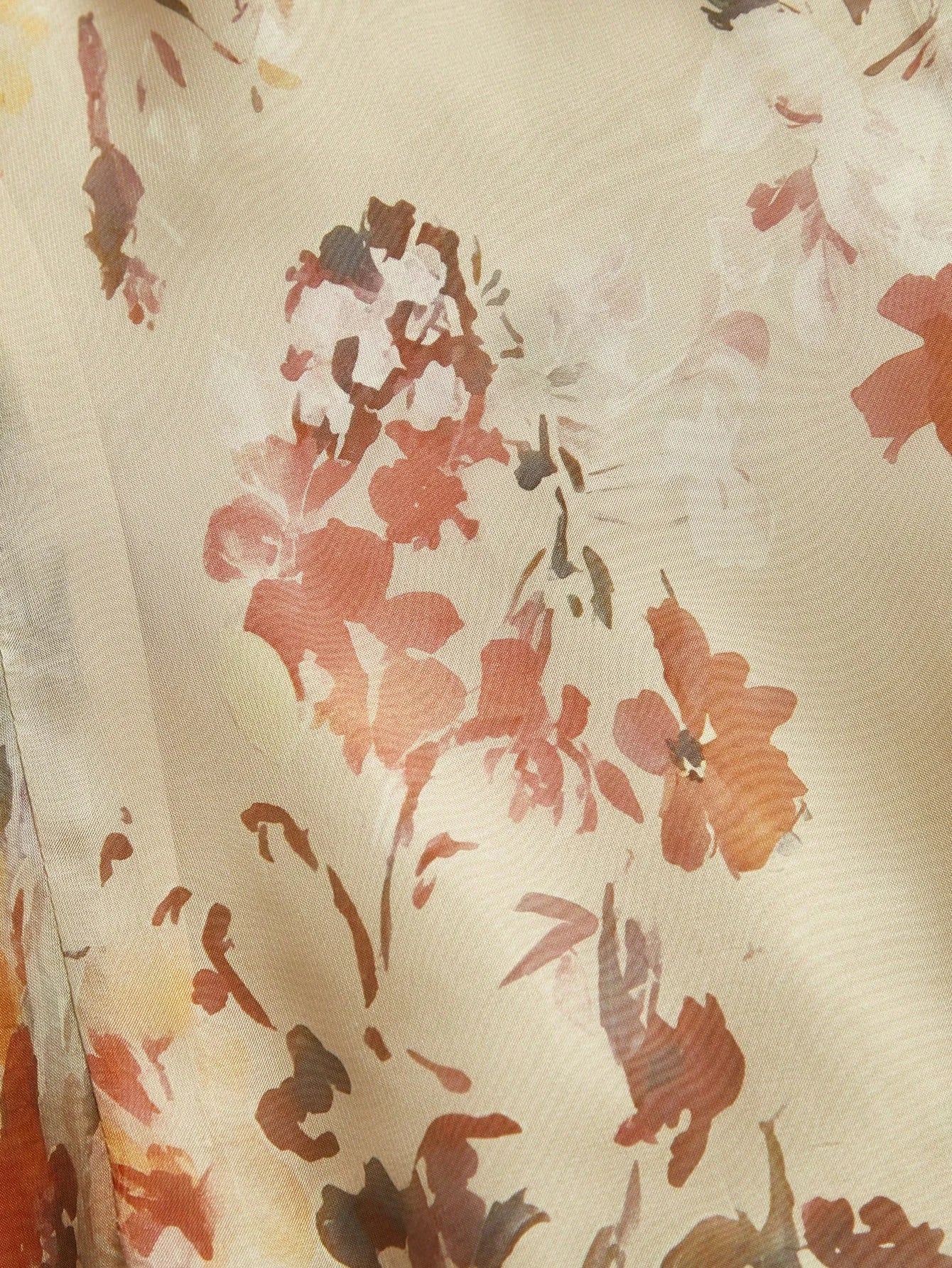 Womens Floral Print Long Sleeve Vacation Style Elegant Fashion Dress