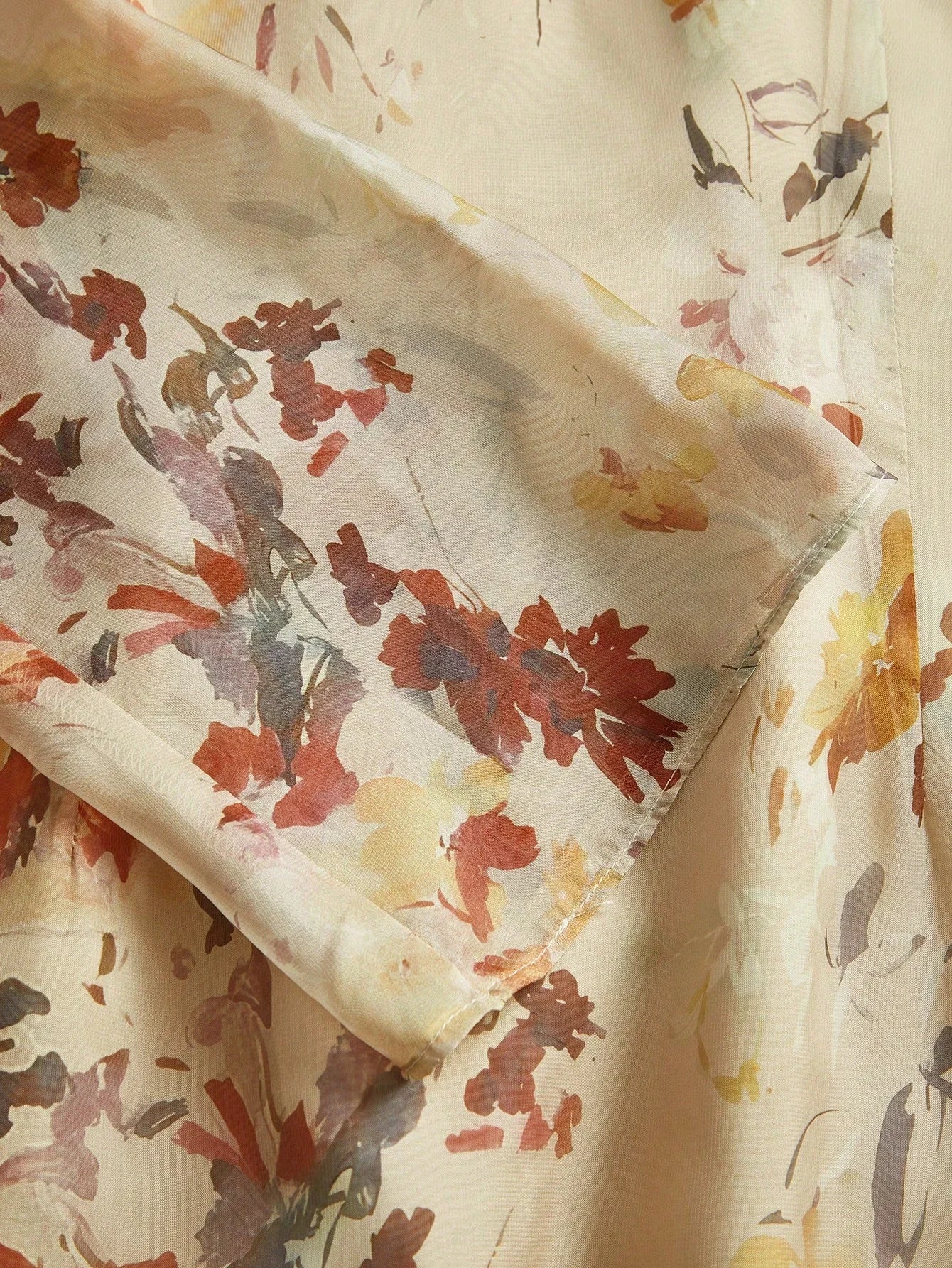 Womens Floral Print Long Sleeve Vacation Style Elegant Fashion Dress