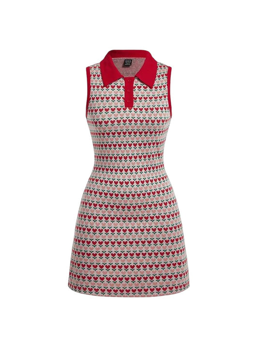 WomenS Floral Printed Button Closure SemiPlacket Bodycon Dress