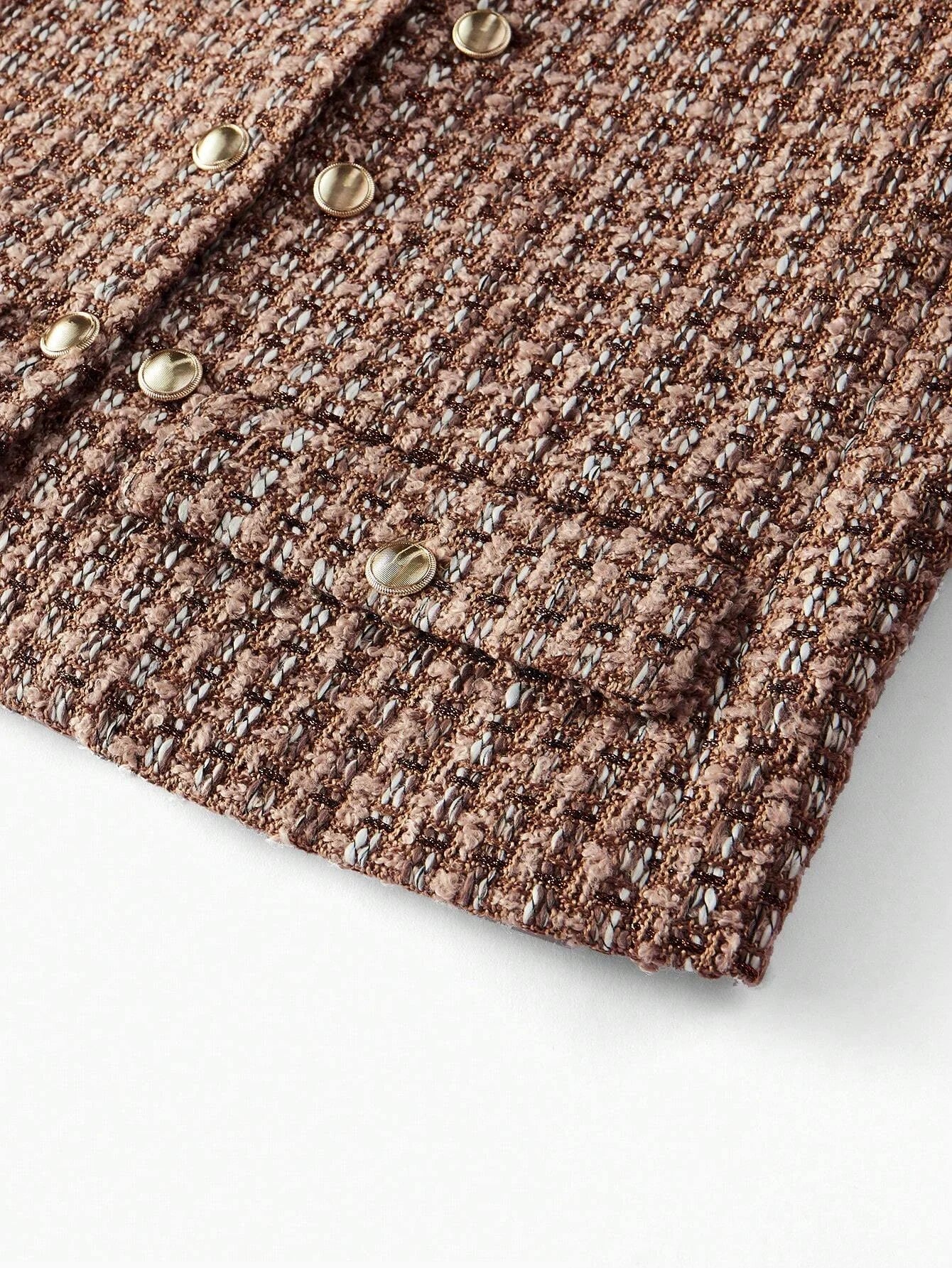 Womens Front Button Long Sleeve Pocket Jacket Casual Daily Wear