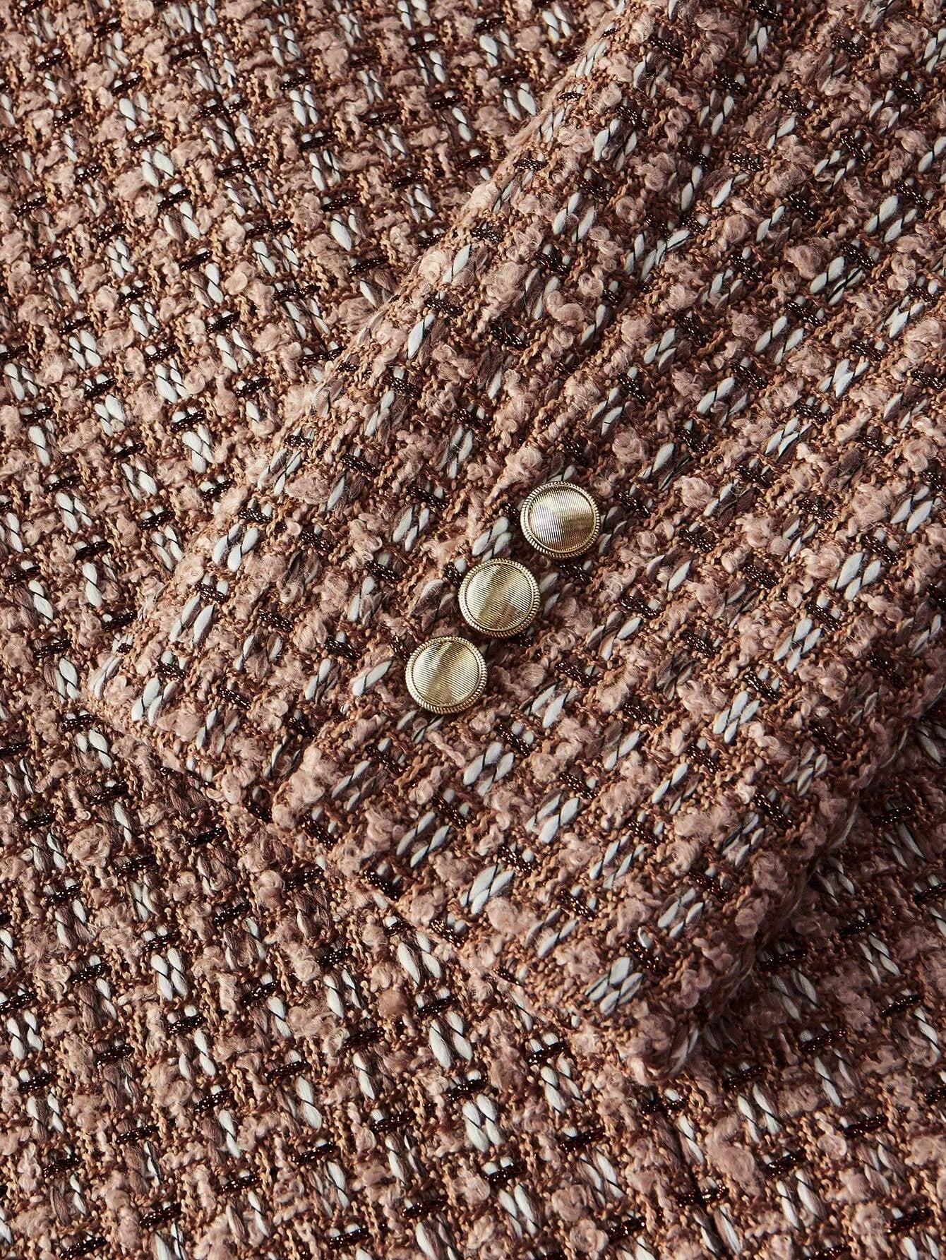 Womens Front Button Long Sleeve Pocket Jacket Casual Daily Wear