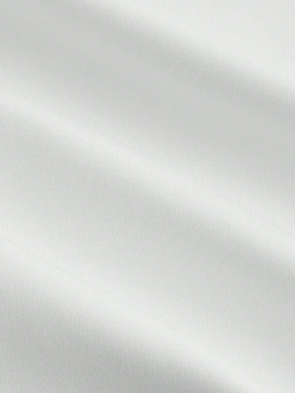 Womens HighWaisted Elegant White Contrast Striped Straight Pants Elegant Straight Pants Small Style