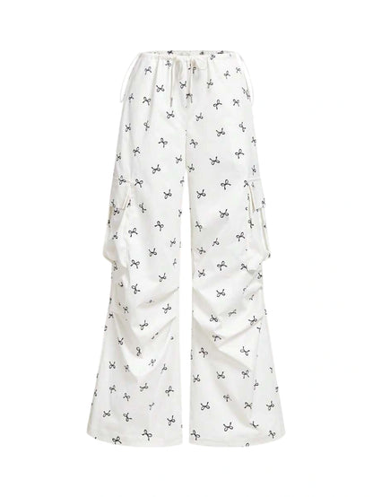 Womens Low Waist Cargo Pants With Pocket amp Butterfly Print Spring BreakSummer Outfits For