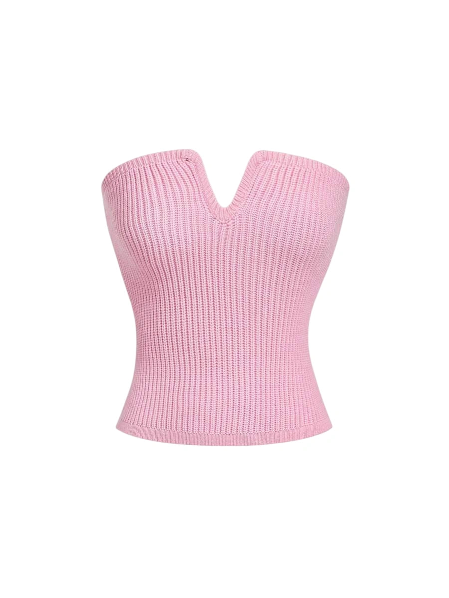 Womens Plain Casual Sleeveless Pullover Vest Sweater Daily Wear