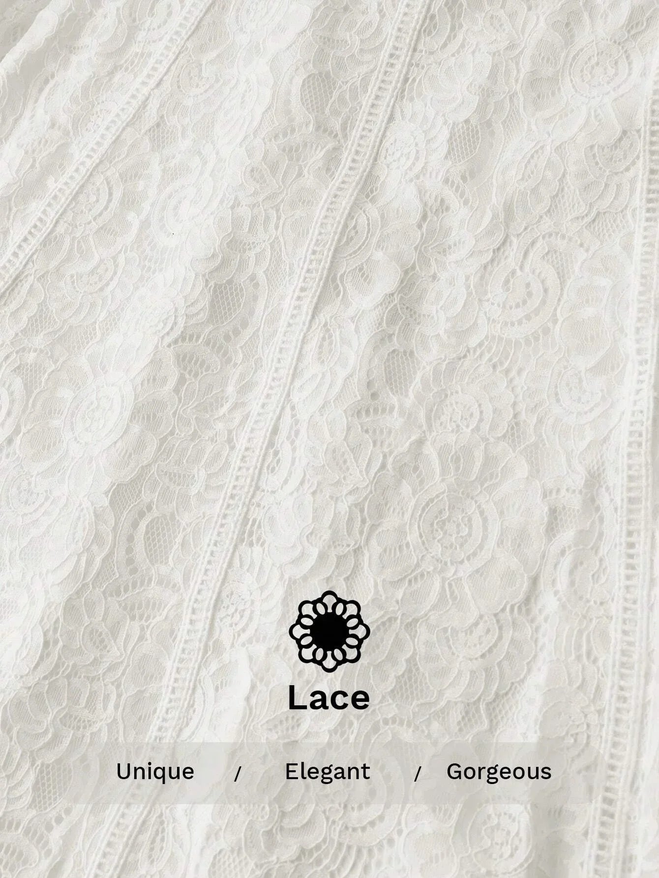 Womens Solid Color Lace Lantern Sleeve Elegant Dress For Holiday Party Clothes Maxi Women Outfit