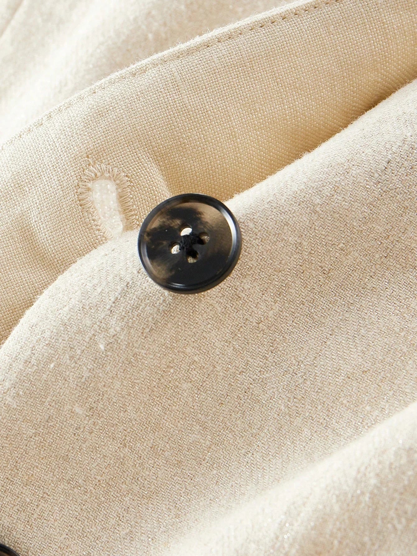 X PRISCILA amp JIMENA MOTF PREMIUM LINEN SINGLE BREASTED WAISTCOAT