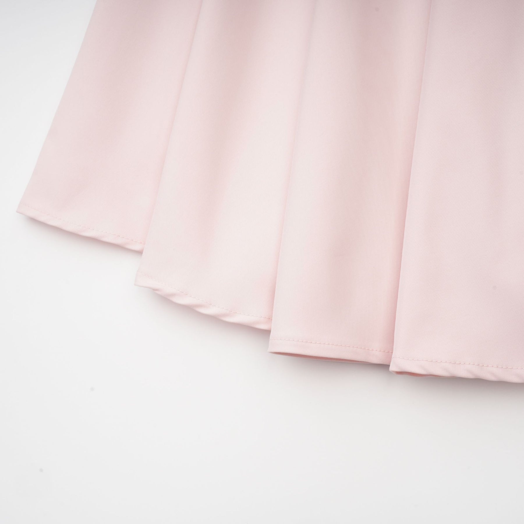 Pink midi dress with spaghetti straps pleated design bustier style and flared skirt Features rear zip and inset pockets Comfortable blend of polyester and viscose