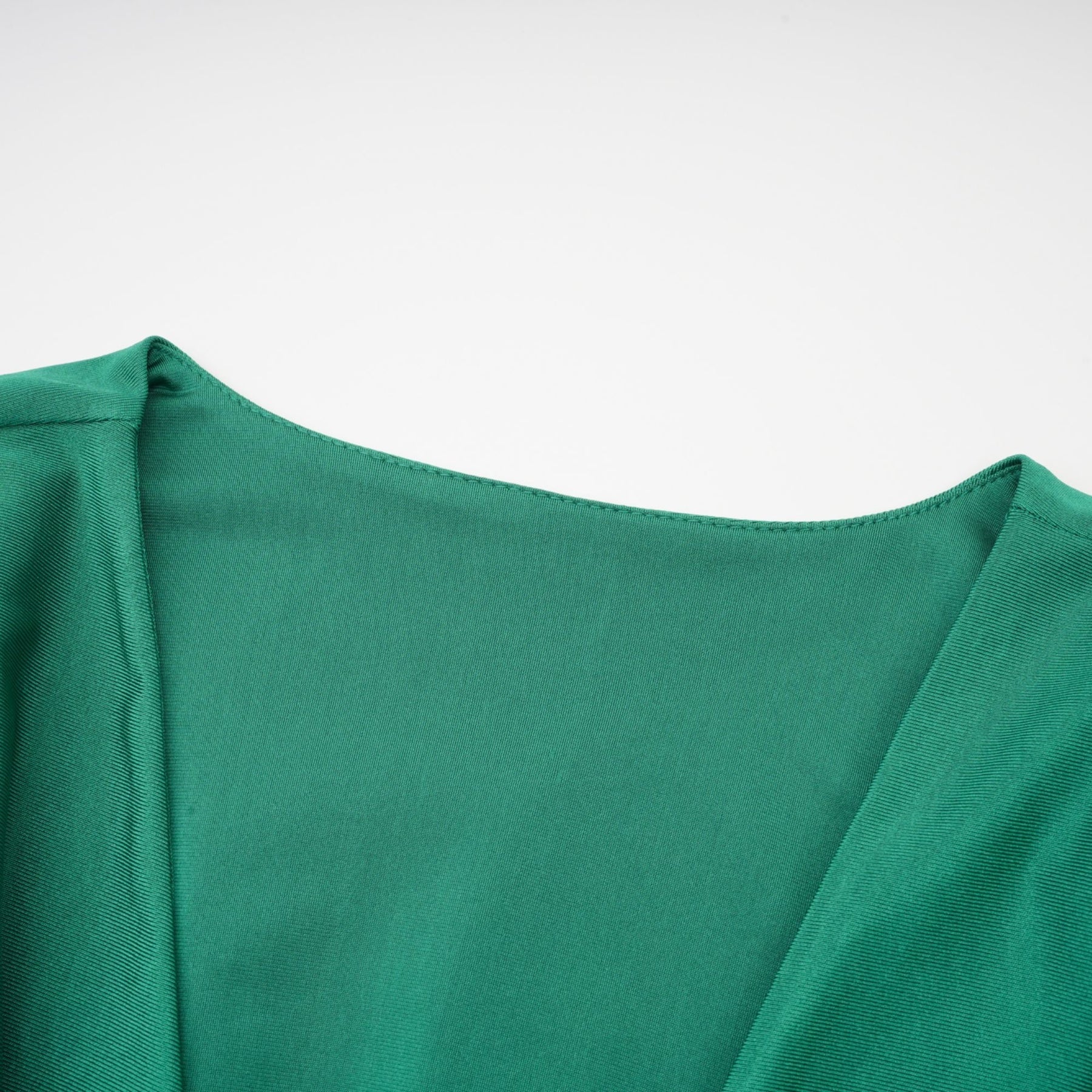 Yvette ruched Vneck mini dress