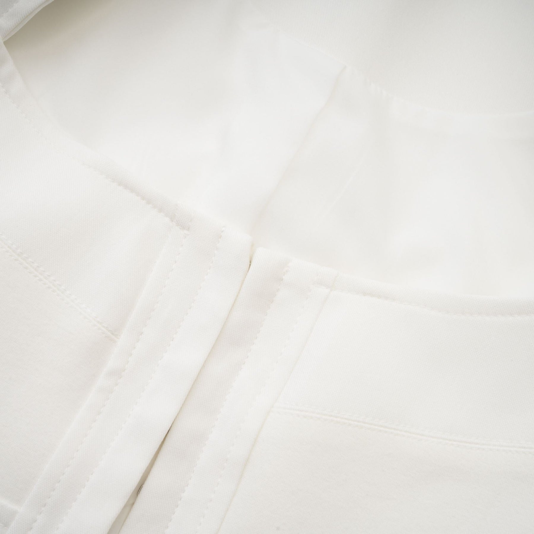 Yvette white longsleeved corset top