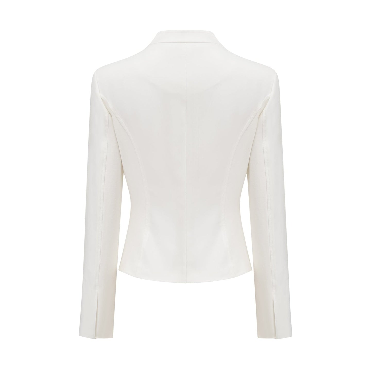 Yvette white longsleeved corset top