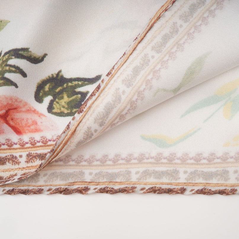 Yvonne Vneck floralprint embellished blouse