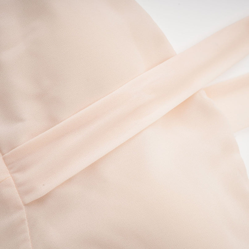 Zara Neutrals Mini Dress Pleated Skirt Front Cut-Out Tie-Back Detail Rear Zip Fastening Sleeveless 100% Polyester Elegant Sophisticated Gala Cocktail Party Style Graceful