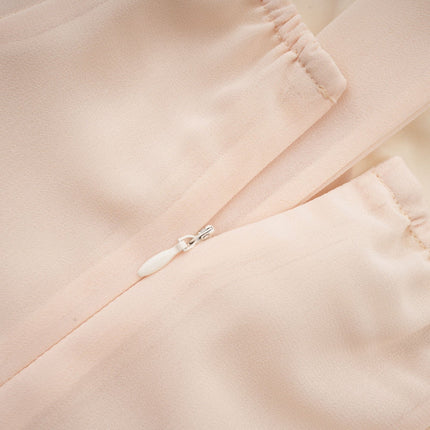 Zara Neutrals Mini Dress with Wrapped Bustier Design and Cut-Out Detail