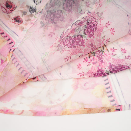 Zara Pink Crystal Embellished Silk Mini Dress