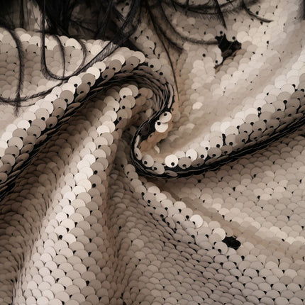 Zelinda Sequin Bead Embellishment Jacket Black & Neutrals