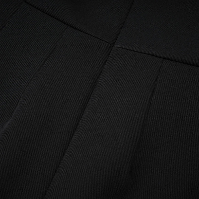 Zephyra black lacedetail mini dress