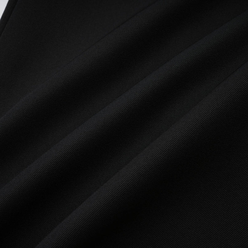 Zephyra black lacedetail mini dress