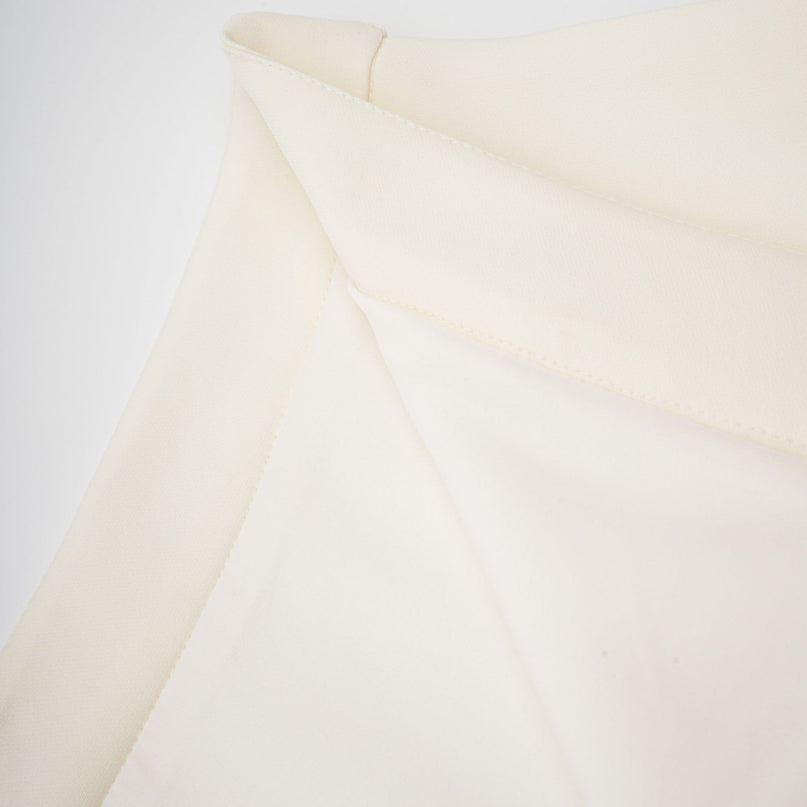 Zita Neutrals 3D Petal Crystal Embellished Skirt Top Set