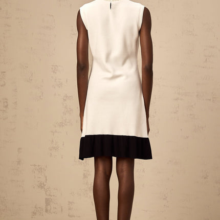 Zita White Knitted Cardigan with Faux Pearl Embellishments