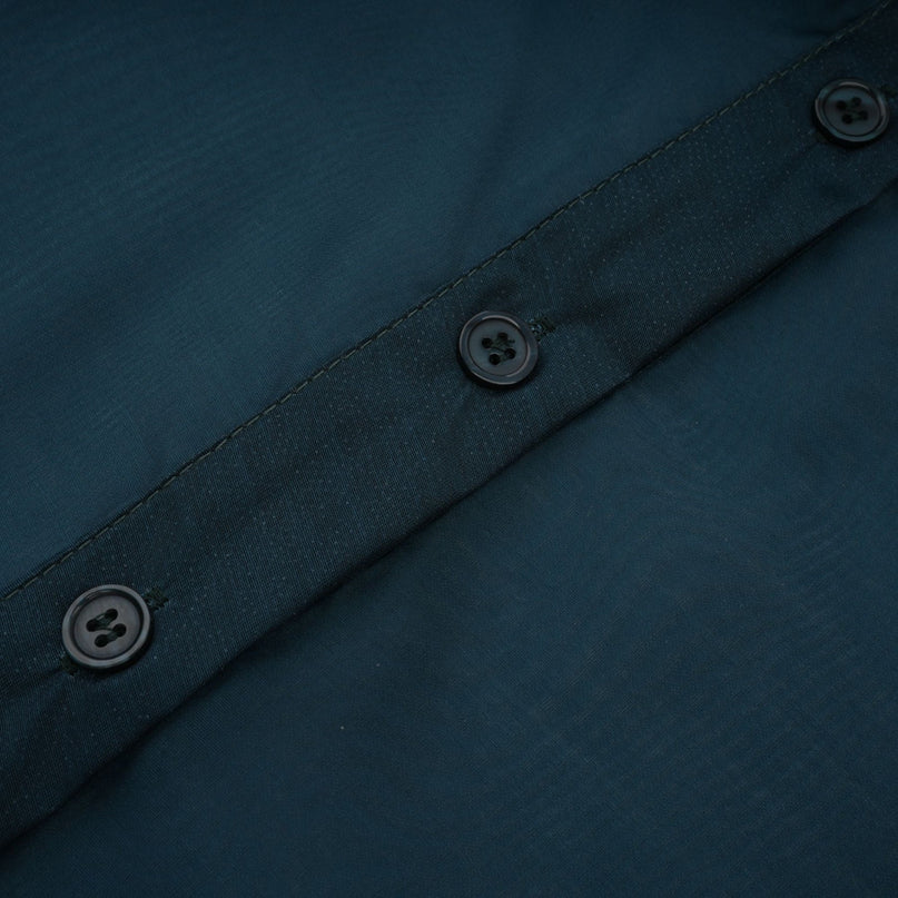 Zoé darkgreen ribbon tieneck shirt  skirt matching set